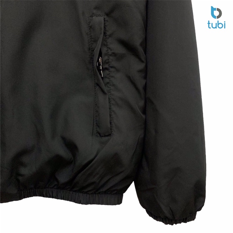 Áo khoác tubi 4 túi Nón Liền Màu Đen