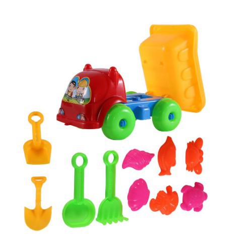 Bộ Đồ Chơi Xe Xúc Cát Độc Đáo