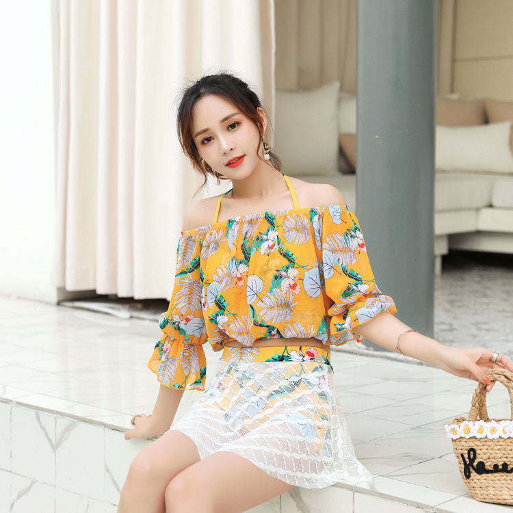 Bộ Đồ Bơi Hai Mảnh Lưng Cao Phong Cách Hàn Quốc Cho Nữ | BigBuy360 - bigbuy360.vn