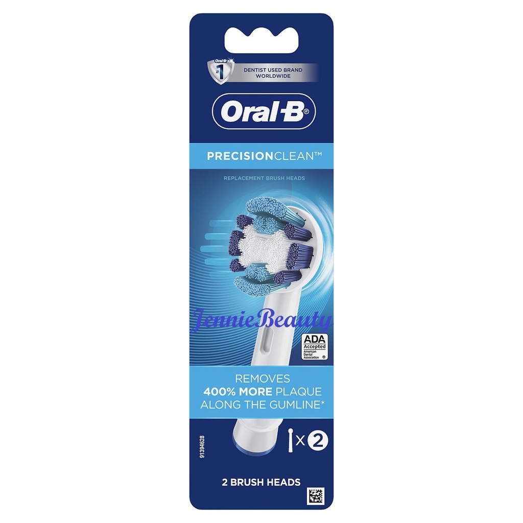 Đầu bàn chải đánh răng thay thế Oral B Precision Clean Replacement Brush Heads_Mẫu mới