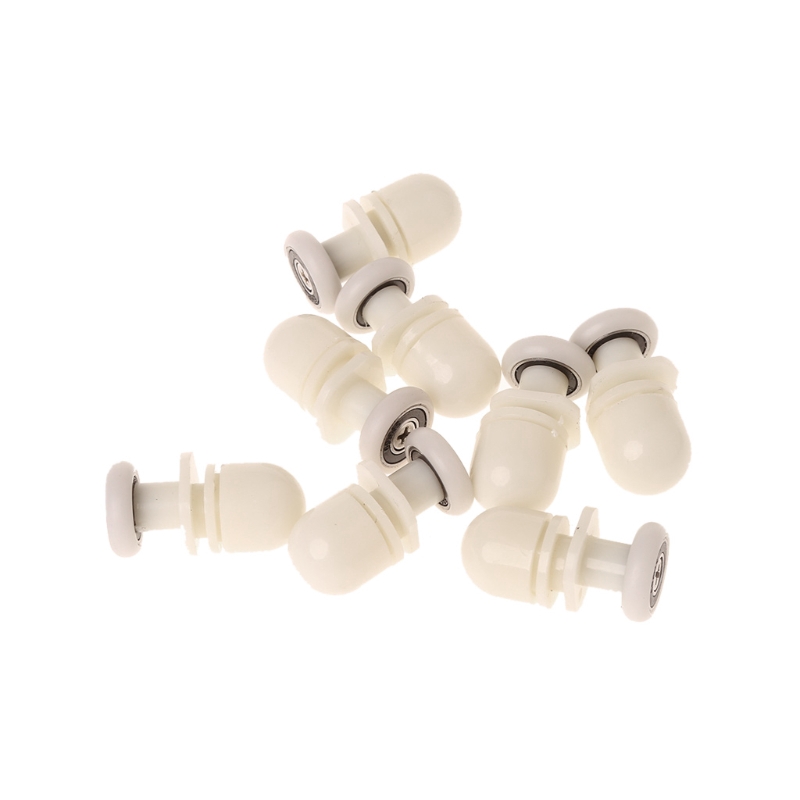Set 8 bánh lăn chân cửa trượt nhà tắm 20mm/25mm tiện dụng