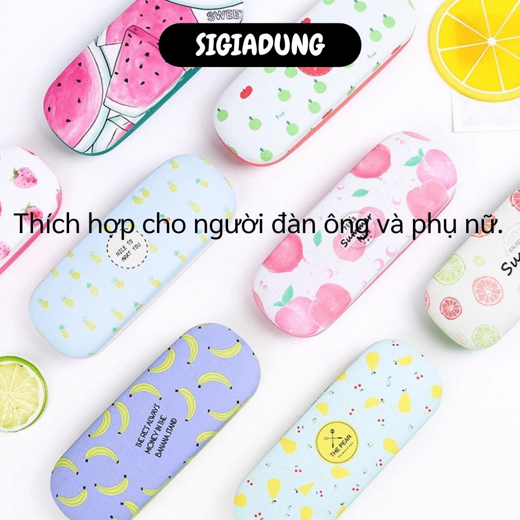 [SGD] Hộp Đựng Kính - Hộp Đựng Kính Thời Trang Họa Tiết Trái Cây Đáng Yêu 4829