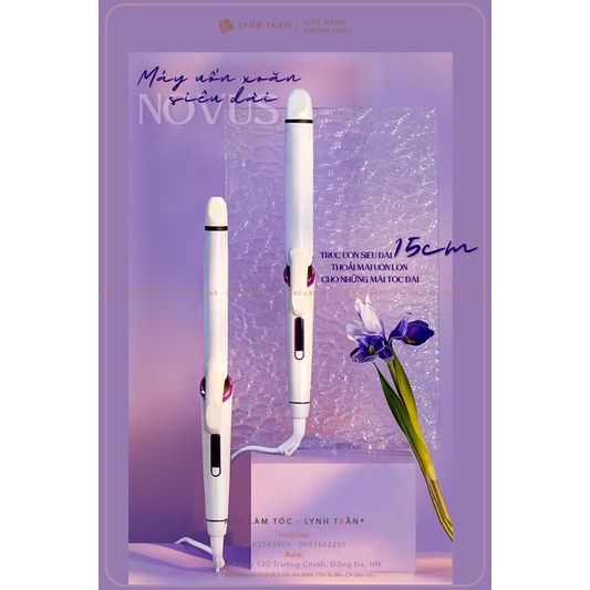 Máy uốn xoăn trục siêu dài size 25mm/32mm Novus®