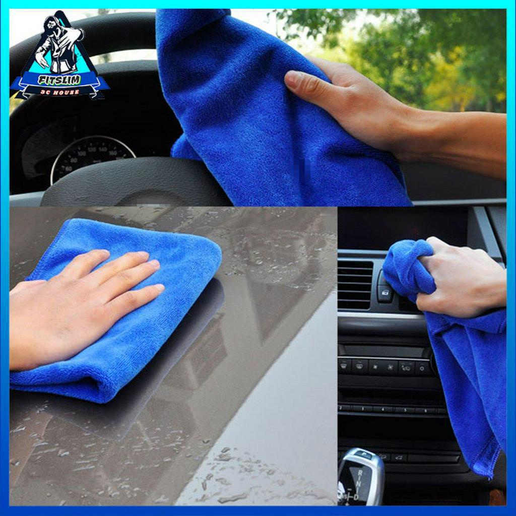 NEW MICROFIBER Khăn Lau Xe Hơi Mềm Mại Tiện Dụng