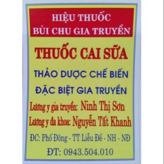 Thuốc cai sữa mẹo_ cam kết hiệu quả