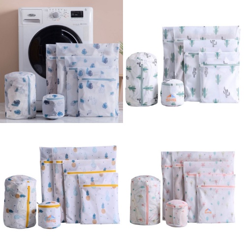 Túi lưới giặt đồ cao cấp 2 lớp dày dặn có khóa kéo, túi giặt quần áo áo ngực quần lót vớ cho máy giặt - Mã HC