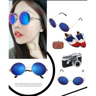 Mắt kính tráng gương tròn Nam Nữ