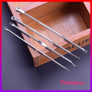 Set 4 cây làm sạch mụn chuyên nghiệp kèm hộp - Cây nặn mụn