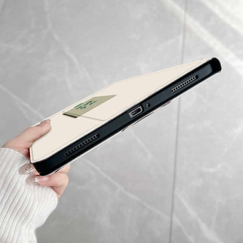 Ốp Máy Tính Bảng Chống Rơi Hình Cậu Bé Bút Chì Cho Apple ipad10.2 ipad2 / 3 / 4 / 5 / 6 mini4 / 5 / 6