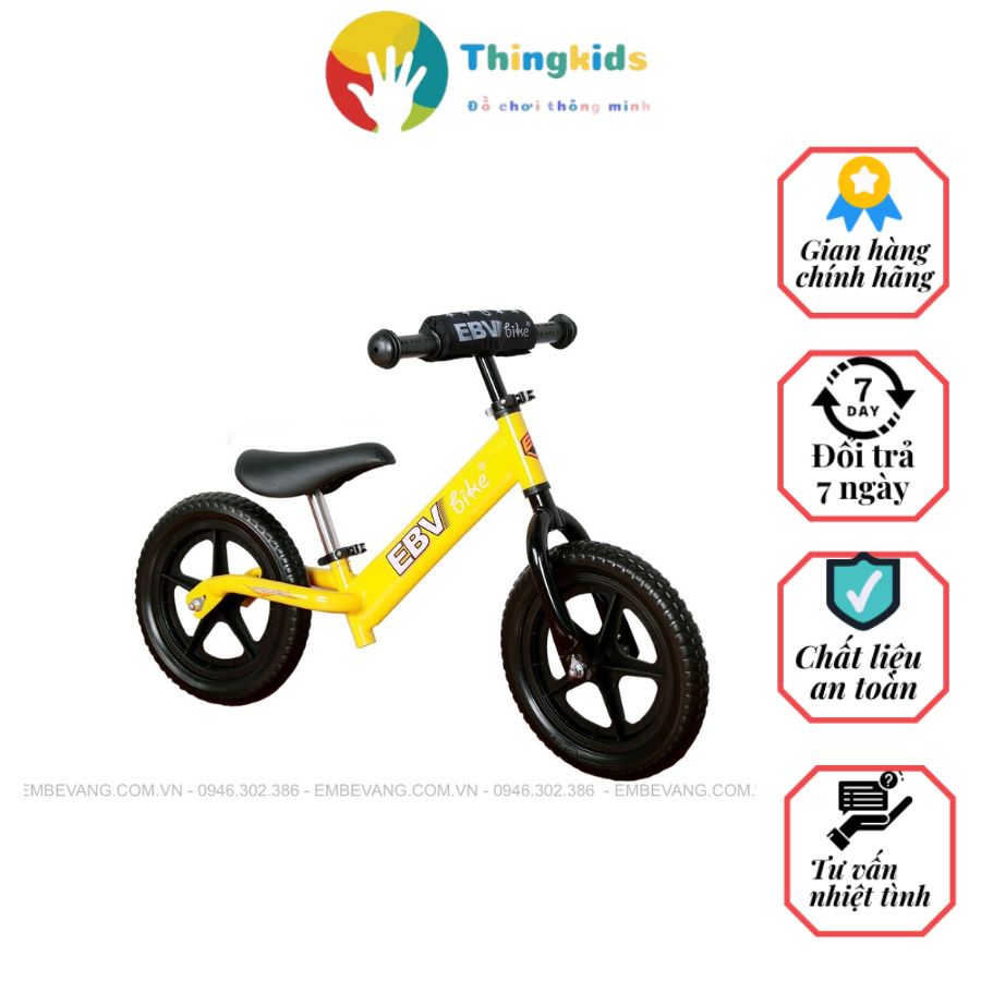 Xe thăng bằng e bé vàng nguyên hộp cho bé từ 18 tháng đến 5 tuổi - Thingkids