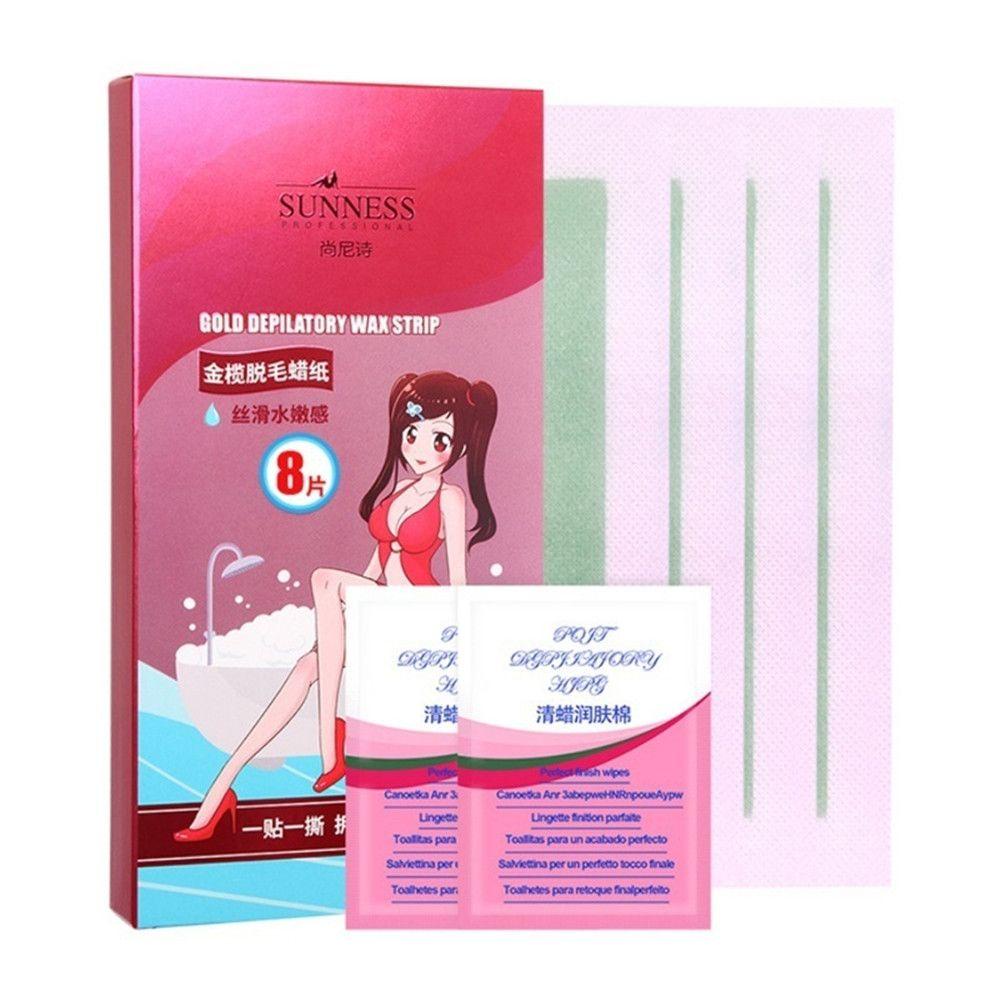 Set 4 Cặp / 8 Cặp Băng Keo Dán Định Hình Lông Mày / Mặt / Toàn Thân Không Dệt Cho Nữ EUCA