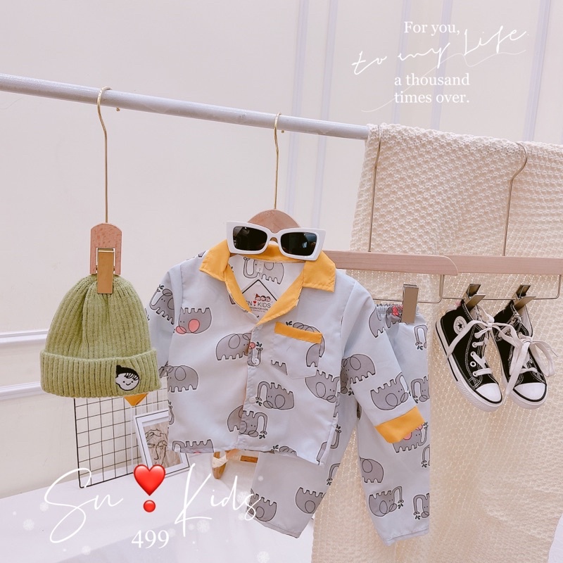 bộ pijama kate bé trai