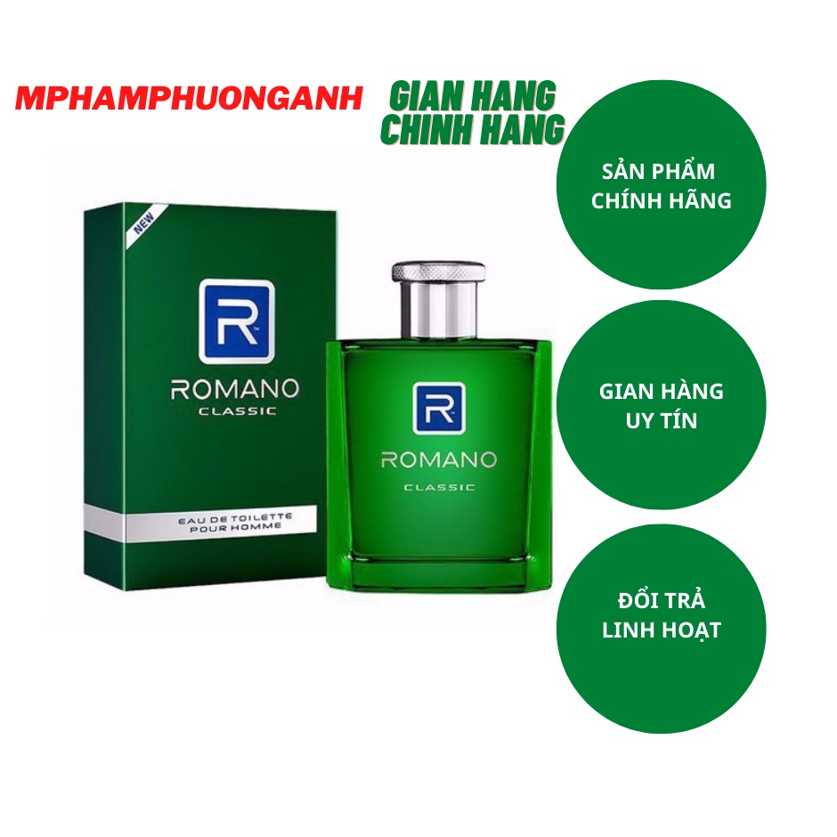 Dầu thơm Nam Romano Classic 50ml