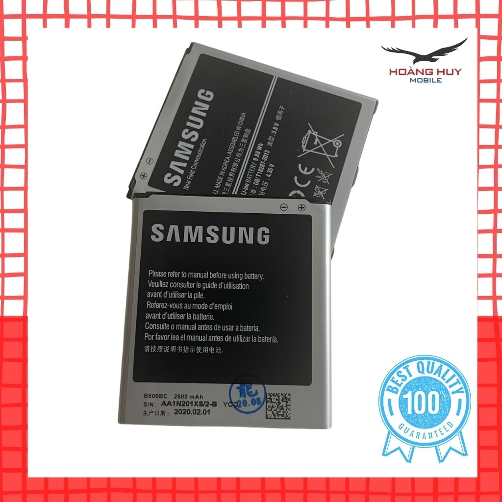 Pin Samsung Galaxy S4 B600BC Dung Lượng 2600mAh Hàng Zin Nhập Khẩu Bảo Hành 6 Tháng 1 Đổi 1