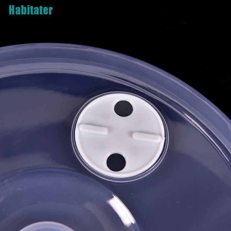 Nắp Đậy Đĩa Hấp Thức Ăn Trong Suốt Thông Hơi Dùng Được Trong Lò Vi Sóng