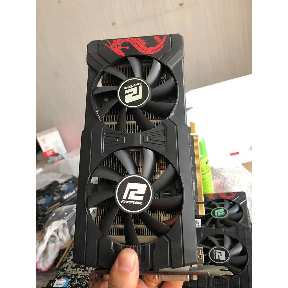 [RẼ VÔ ĐỊCH] Card Màn Hình PowerColor Red Dragon RX 570 4GB 1 DVI Cũ Bảo Hành 1 Tháng 1 Đổi 1 | BigBuy360 - bigbuy360.vn