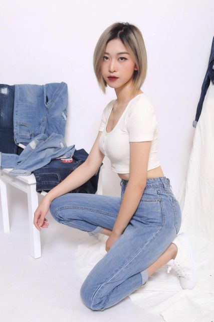 QUẦN JEAN BOYFRIEND FORM DÀI COTTON KHÔNG CO GIÃN | BigBuy360 - bigbuy360.vn