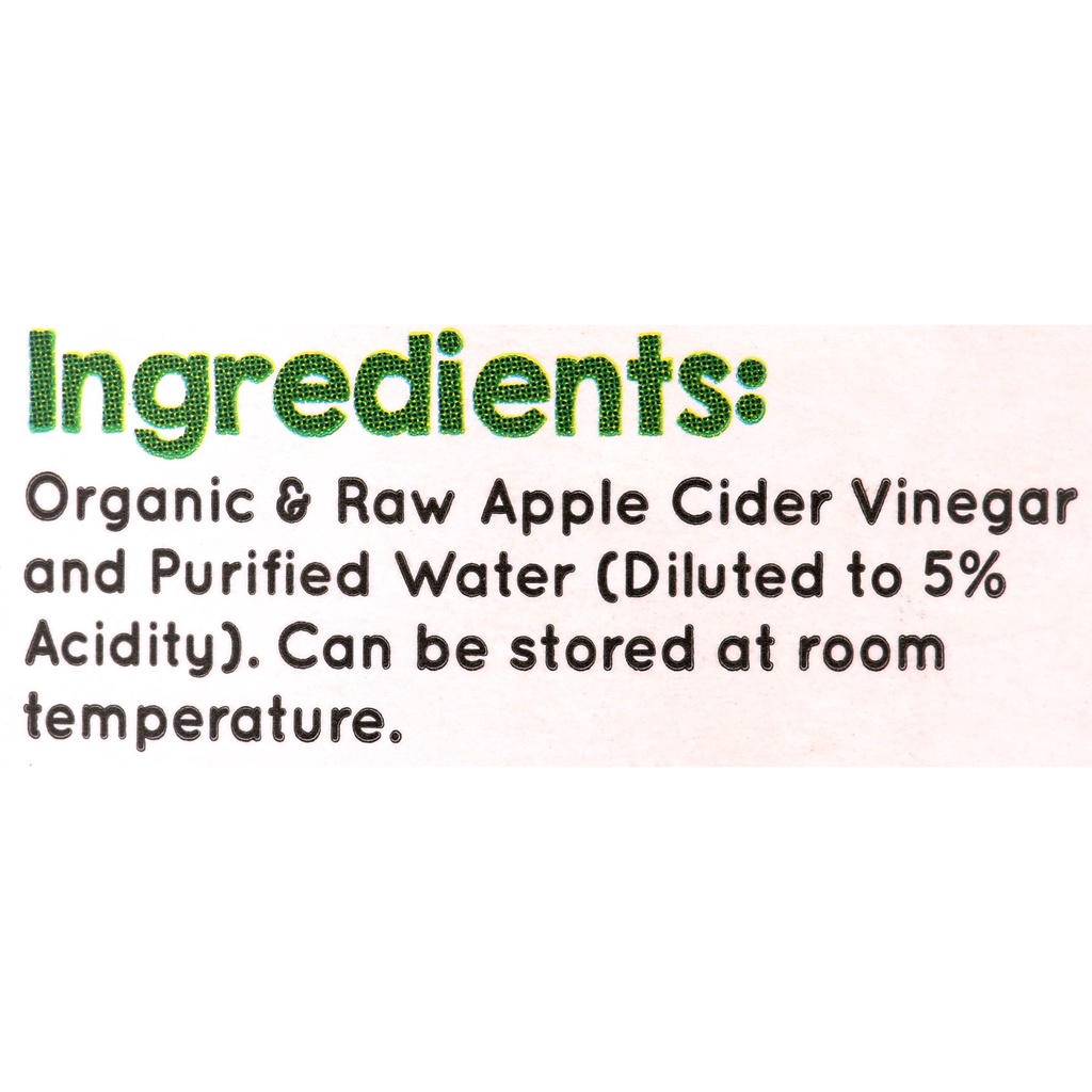 GIẤM TÁO HỮU CƠ - NGUYÊN CHẤT - LÊN MEN TỰ NHIÊN Vermont Village Organic Apple Cider Vinegar, 946ml (32 oz)