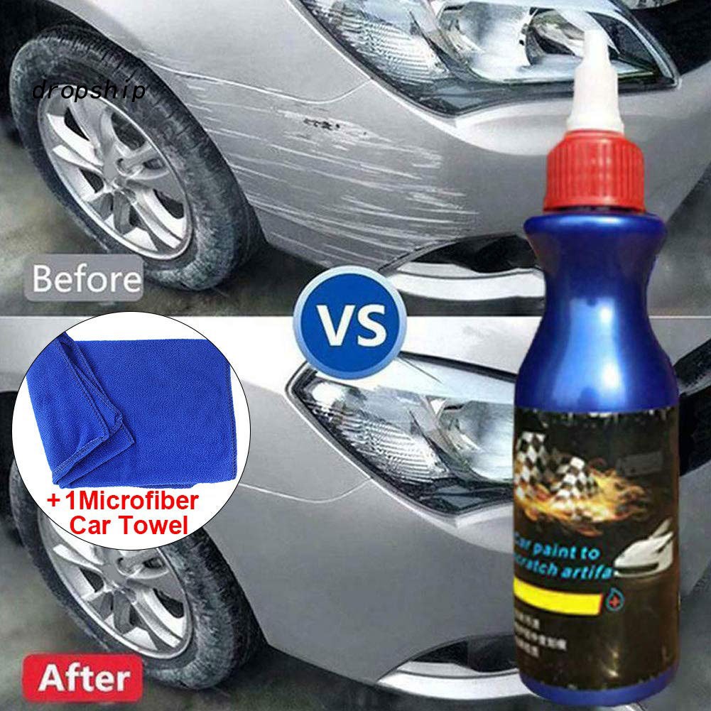 DPSP 100g Car Vehicle Paint Care Scratch Remover Restorer Repair Agent with Towel