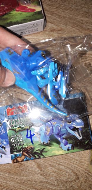 Lắp ráp NLego khủng long DinoWord rất đẹp