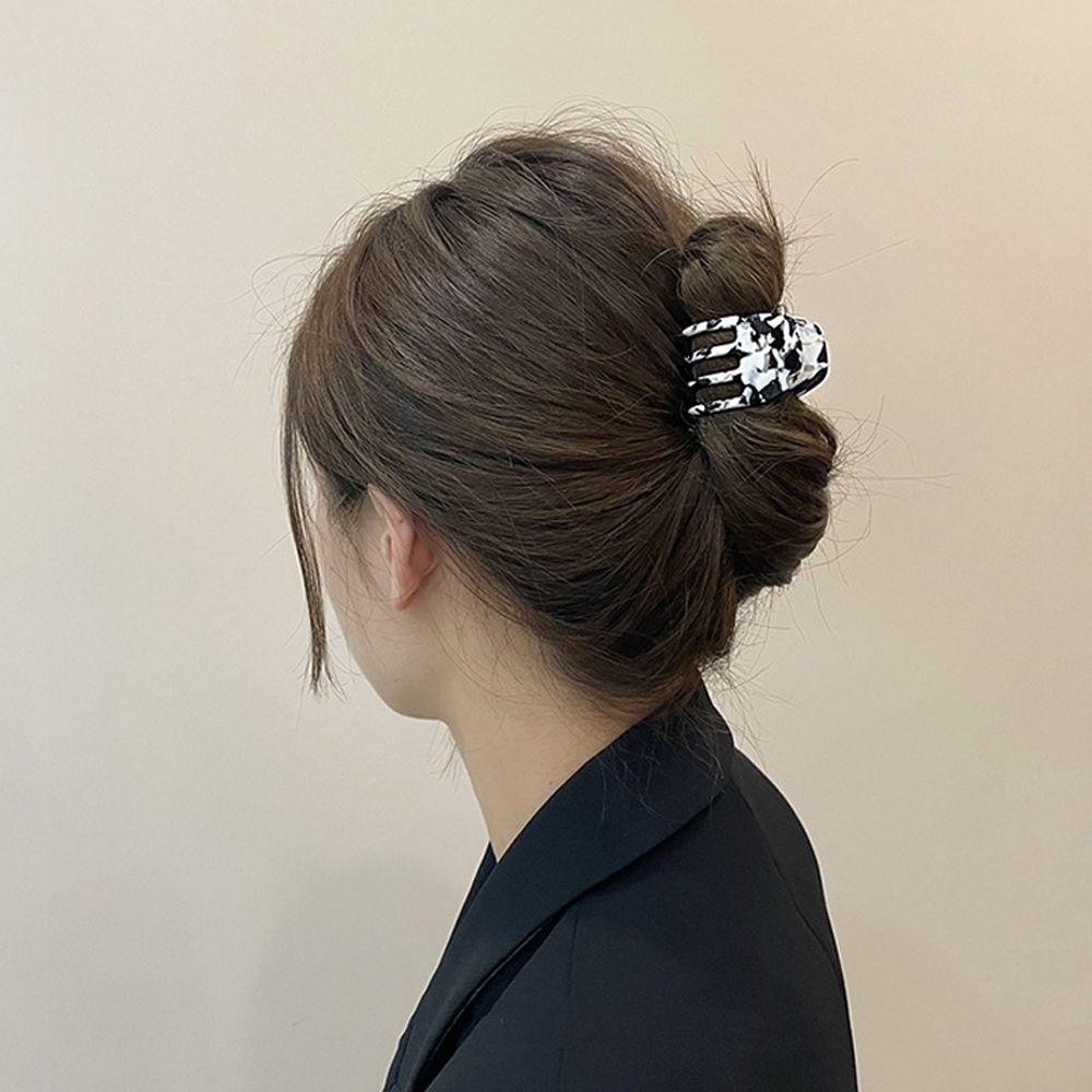 Kẹp Tóc Đuôi Ngựa Bằng Acrylic Nhỏ Xinh Thanh Lịch Phong Cách Hàn Quốc Cho Nữ