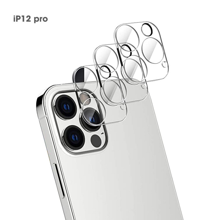 Kính bảo vệ Camera cho iP 12 / 12 mini / 12 Pro / 12 Pro Max / 11 Xs X IP dán cường lực bảo vệ mắt chụp ảnh lưng máy