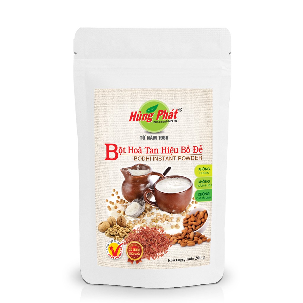 Bột Hòa Tan Hiệu Bồ Đề [Không đường] (200g) - 54.000đ