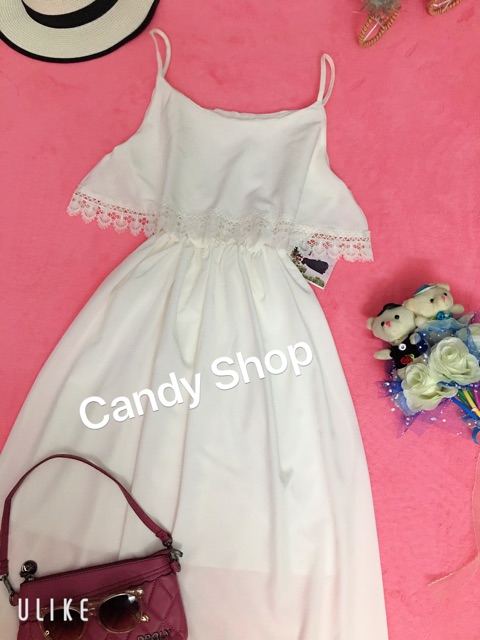 Đầm maxi voan viền ren bao đẹp + Ảnh thật | BigBuy360 - bigbuy360.vn
