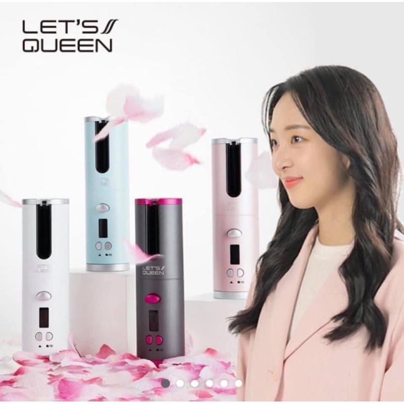 Máy uốn tóc Let's queen Hàn Quốc,tạo mọi kiểu tóc vô cùng đơn giản gọn nhẹ cho các Nàng thơ