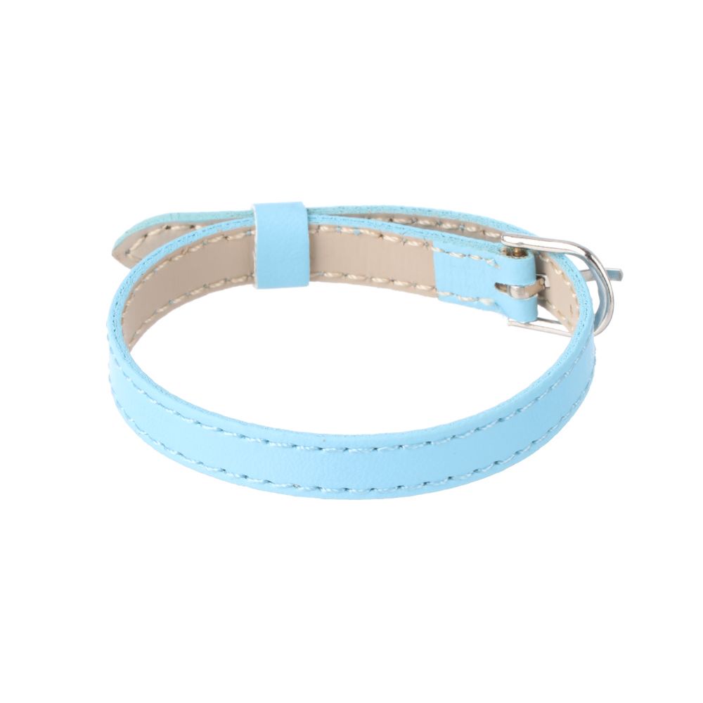 Thắt lưng da nhân tạo nhiều màu tuỳ chọn dài 22cm rộng 8mm cho búp bê DIY