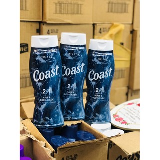Sữa Tắm Gội Coast Hair And Body Wash 532ml