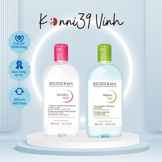 Nước tẩy trang Bioderma làm sạch dịu nhẹ 500ml cho mọi loại da - konni39 Vinh
