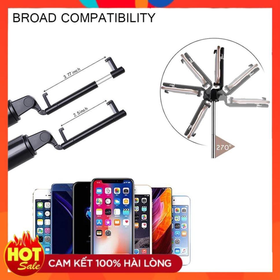 Xả hết-   Gậy Chụp Ảnh 3 Chân Bluetooth Tripod K07, có remote điều khiển từ xa | BigBuy360 - bigbuy360.vn