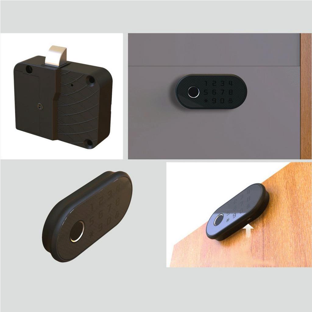 Khóa tủ Vân tay cao cấp - Khóa Ngăn Kéo Vân Tay mã số An toàn tiện lợi Cho Văn Phòng Ngân Hàng