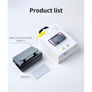 Baseus Đế treo tường Cho điện thoại iPhone Samsung