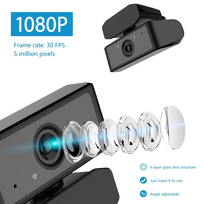 Camera gắn máy tính hỗ trợ giảng dạy 1080P HD | BigBuy360 - bigbuy360.vn