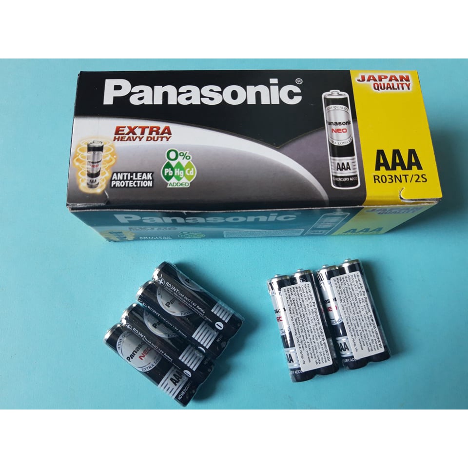 Cặp 2 viên Pin tiểu AAA Panasonic sử dụng cho remot loại nhỏ,đồ chơi trẻ em,..