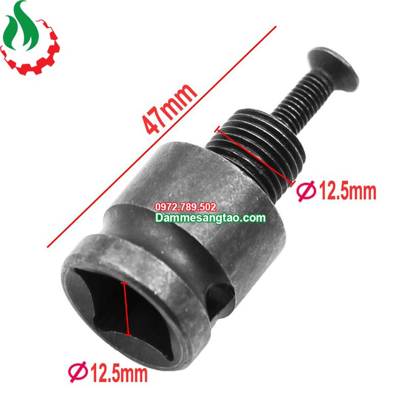 Chốt chuyển bulong sang khoan ren M10 M12