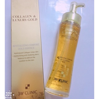 Tinh chất vàng dưỡng trắng tái tạo da Collagen Luxury Gold 3w Clinic Hàn Quốc 150ml
