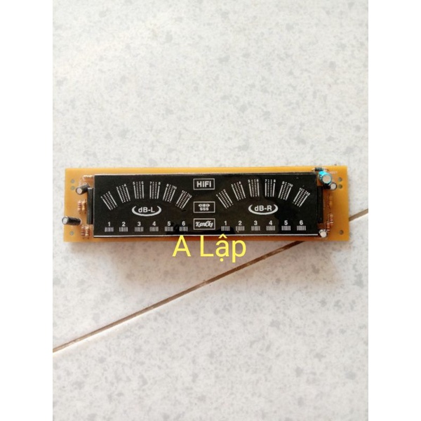 Mạch đèn led nháy theo nhạc 2 kênh, mặt nhựa dùng cho amply