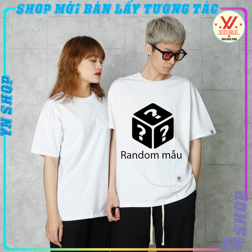Áo thun nam nữ tay lỡ Lẻ size random chất cotton mát co dãn form rộng in nổi siêu bền ,CHỌN MÀU SIZE