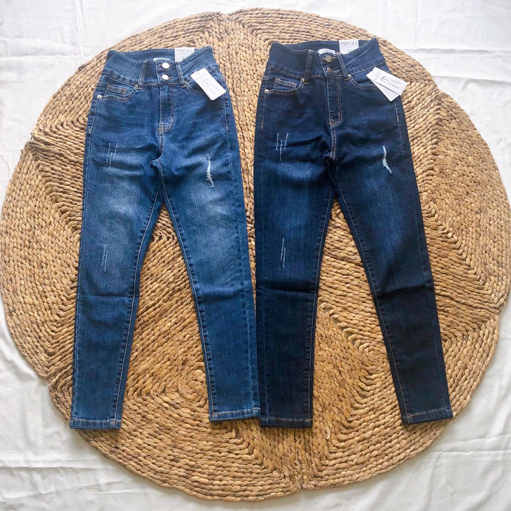 QUẦN JEAN SKINNY 2 NÚT.
