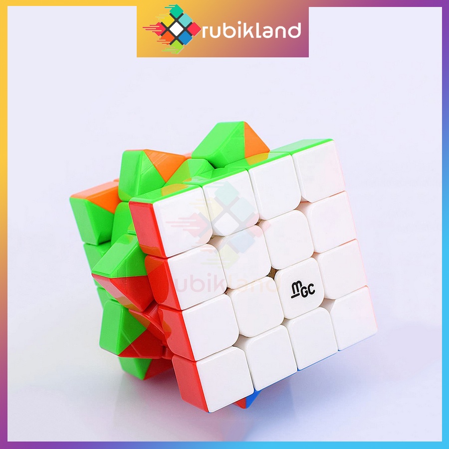 Rubik 4x4 YJ MGC 4x4 Có Nam Châm Stickerless Rubic Không Viền 4 Tầng Đồ Chơi Trí Tuệ Trẻ Em