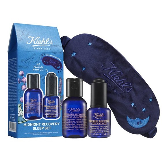 [CÓ BILL US] KIEHL's Bộ chăm sóc da ban đêm MIDNIGHT RECOVERY SLEEP SET