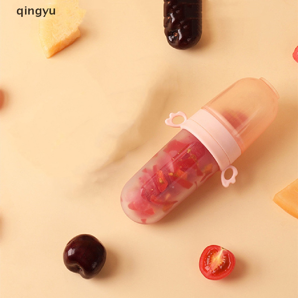 Bộ Bình Sữa + Muỗng Ăn Dặm Bằng Silicone Tiện Dụng Cho Bé