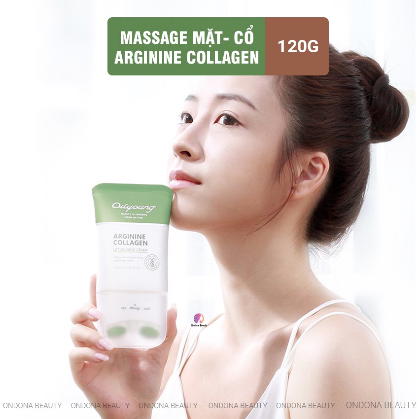 [CỔ THON GỌN] Massage Làm Mờ Hằn Cổ, Giúp Da Cổ Láng Mịn, Hấp Thu Sâu Dưỡng Chất - Ondona Beauty