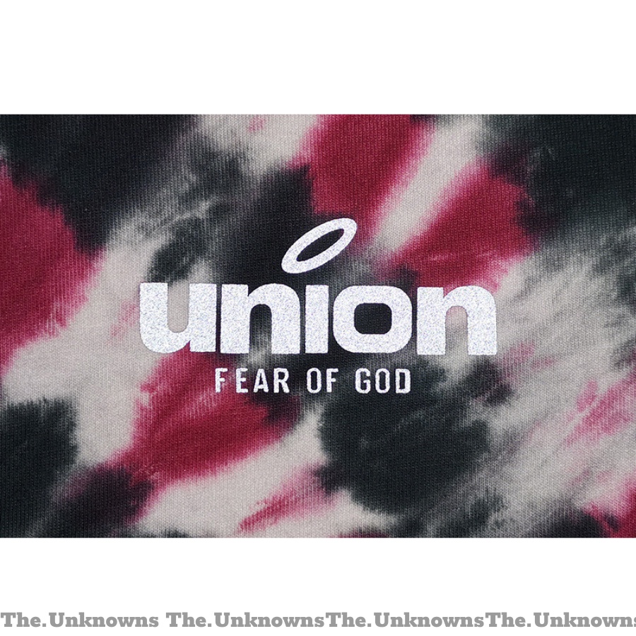 Fear of God Essentials x Union Vintage T-Shirt 'Multicolor Tie-Dyeeee,áo phông essentials x union hàng cao cấp