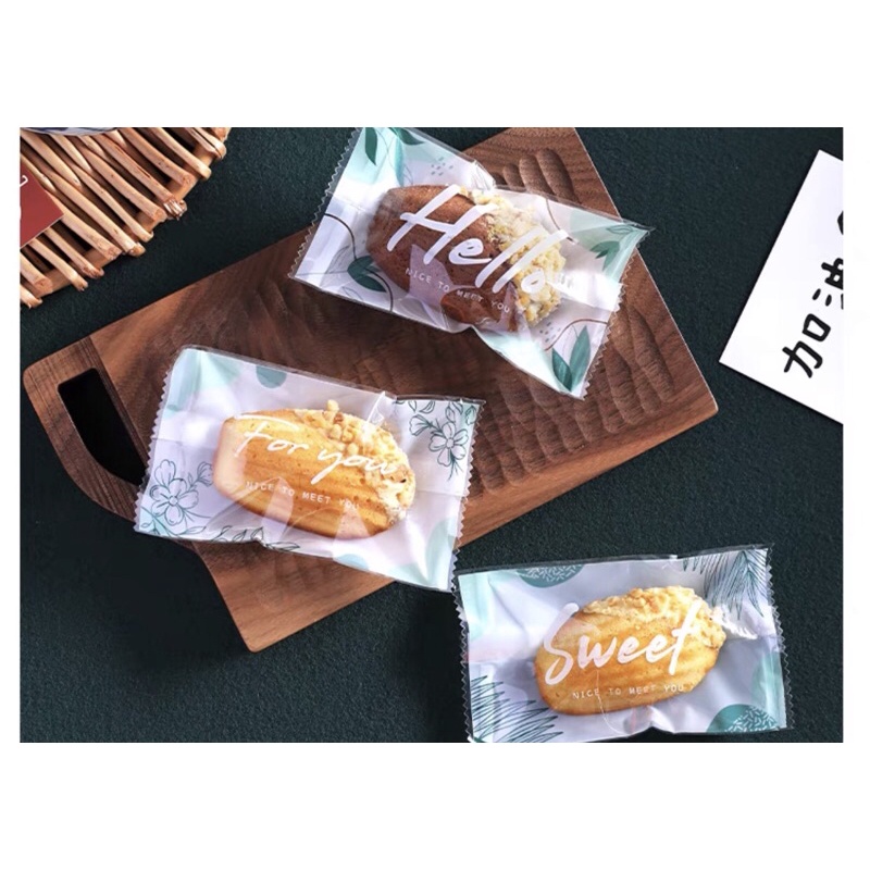 Túi bánh dứa  7*12cm (100c) (mẫu mới 2023)