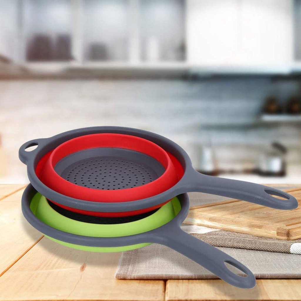 Rây Lọc Bằng Silicone Có Thể Gấp Gọn Tiết Kiệm Không Gian