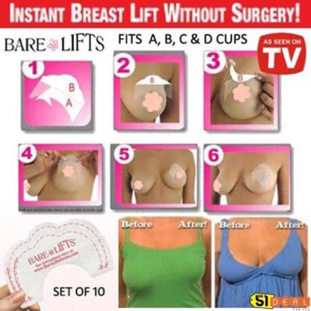Một gói 10 miếng dán nâng ngực Bare Lift | BigBuy360 - bigbuy360.vn